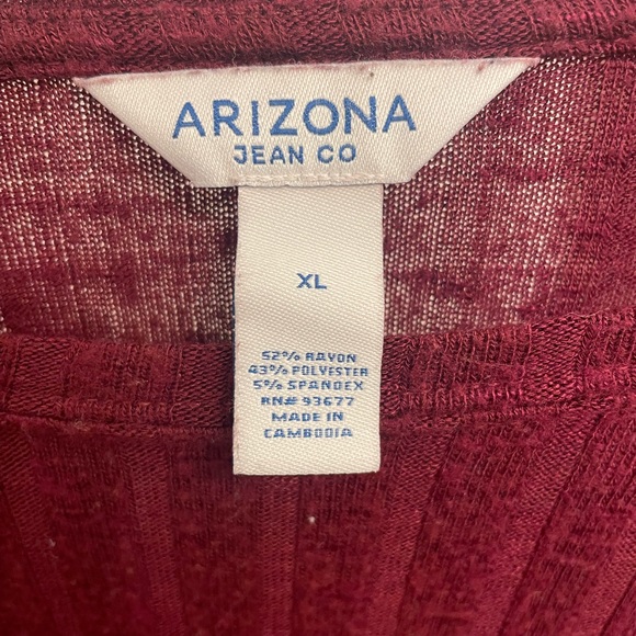 Arizona Jean Company cropped long sleeve top - Picture 2 of 3